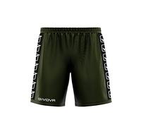 Givova Herren Poly Band Shorts, Militär-grün, M