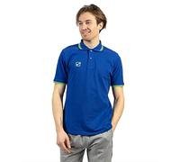 Givova Poloshirt aus Baumwoll-Piqué, Hellblau/Neongelb, L