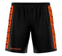 Givova Unisex Poly Band Cargos, Orange Fluo/Noir,