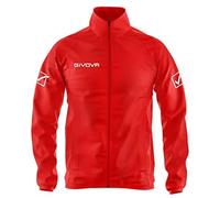 Givova Unisex Rain Basico Steppjacke, Rot, M-L EU