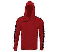 Givova Unisex Sweatshirt Full Zip Band, Rot, M, M