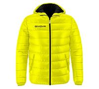 Givova Unisex Weste Holland Steppjacke, gelb fluo/schwarz, M EU