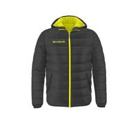 Givova, weste holland, dunkelgrau /gelb fluo, 2XL