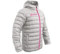 Givova, weste holland, grau/fuxia, M