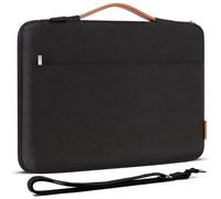 GIYXHU Laptop-Tasche Wasserdichte, stoßfeste Laptop-Hülle, Umhängetasche, Schutzhülle for 10 Zoll, 11, 13, 14, 15,6, 17 Computer(Black,17-inch)