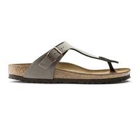 Birkenstock Gizeh Damen , Herren Zehentrenner Birko-Flor Nubuck 43, Normal, Stone