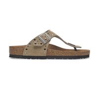 Birkenstock Gizeh Rivet Suede Leather Damen Sandalen braun - 38