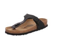 Birkenstock Gizeh Damen , Herren Zehentrenner Birko-Flor 39, Normal, black