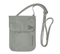 GIZEVOLM Travelon Undercover Brustbeutel RFID-blockierender Travel Passport ID Karte Grau