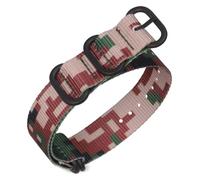 GJHGNFRDK Band aus Canvas, NATO-Uhrenarmband aus Canvas und Nylon, Wild Desert B, 18-26 mm