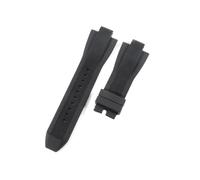 GJZISBKLB 13 x 29 mm Silikon-Uhrenarmband kompatibel mit Michael Kors MK8184 MK8729 MK9020 Armband, weich, for Herren, Ersatzarmband, Zubehör, Armband(Black-no buckle)