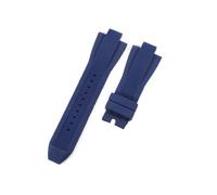 GJZISBKLB 13 x 29 mm Silikon-Uhrenarmband kompatibel mit Michael Kors MK8184 MK8729 MK9020 Armband, weich, for Herren, Ersatzarmband, Zubehör, Armband(Blue-no buckle)