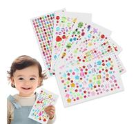 GkgWuxf Kleben Sie Edelsteine, Strass-Aufkleber, kleine Acryl-Edelstein-Aufkleber, selbstklebende Edelsteine, Glitzeraufkleber, Bastelsteine, Aufkleber