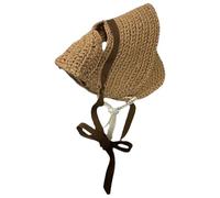 GkgWuxf Strohhut für Hunde - Katzen-Sonnenhut für kleine Hunde, Sommerhut für Katzen, kleine Hunde, Katzenliebhaber, Sommer, Spaziergang