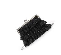 GKYQVE Glitzernde Abendtasche mit verstellbarem Kettenriemen, Druckknopfverschluss für Damen, Partys, Umhängetasche