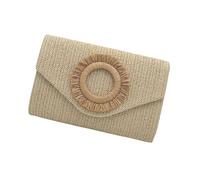 GKYQVE Stroh Umhängetaschen für Damen, Clutches, Geldbörse, Geldbörse und Handtaschen, Strand Umhängetasche, gewebte Abend Handtasche, Schulter Umhängetasche