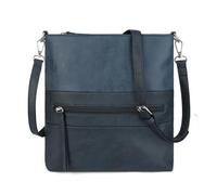Gladdon Schultertasche Damen aus PU Leder, Leichte Umhängetasche mit Fronttasche & verstellbarem Schultergurt