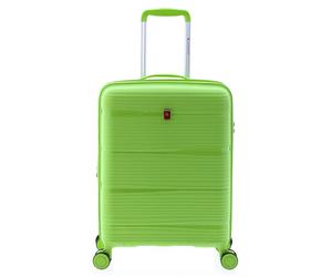 Gladiator 0800 4 Rollen Kabinentrolley 55 cm mit Dehnfalte grün