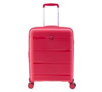 Gladiator 0800 4 Rollen Trolley 55 cm mit Dehnfalte rot