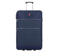 Gladiator 2100 2 Rollen Trolley 72 cm mit Dehnfalte blau