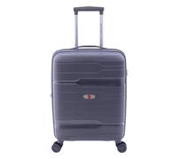 Gladiator 3800 4 Rollen Kabinentrolley 55 cm mit Dehnfalte grau