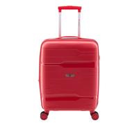 Gladiator 3800 4 Rollen Kabinentrolley 55 cm mit Dehnfalte rot