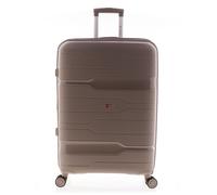 GLADIATOR Großer Koffer, 115 l, erweiterbar, 4R, sehr Robustes Polypropylen, Boxen, beige, Großer Koffer, 115 l, erweiterbar, 4R, super Robustes Polypropylen, Boxing