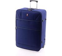 Gladiator 2100 2 Rollen Trolley 72 cm mit Dehnfalte blau