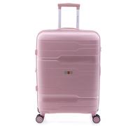 Gladiator 3800 4 Rollen Trolley 67 cm mit Dehnfalte pink