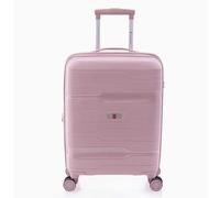 Gladiator 3800 4 Rollen Kabinentrolley 55 cm mit Dehnfalte metallic pink (TAS018694) rosa