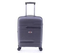 Gladiator 3800 4 Rollen Kabinentrolley 55 cm mit Dehnfalte grau