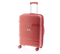 GLADIATOR Boxing Trolley, erweiterbar, hart, mit Rollen, mittelgroß, 67 cm, Korallenrot, mediana, 67 cm, Erweiterbarer Hartschalenkoffer und drehbare Räder.