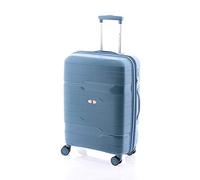 GLADIATOR Trolley aus Polypropylen, 60 cm, 4 R, ausziehbar, Reißverschluss, Freizeit und Sportwear, Erwachsene, Unisex, Blau (Blau)