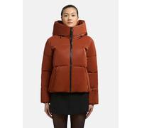 Glänzende Winter Steppjacke "Audrey Shiny" Sienna Brown XL