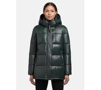 Glänzende Winter Steppjacke "Word3 Satin-YM" Hydro Green S