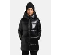 Kurzmantel KHUJO "Grana-YM", Damen, Gr. S (36), schwarz, Obermaterial: 100% Nylon, Futter: 100% Nylon, Wattierung: 100% Polyester, modisch, figurumspielend Po-bedeckend, hoch geschlossener Ausschnitt,