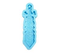 Glänzender Schlüsselanhänger in Würfelform, Silikon, Epoxidharz, Ornament, Anhänger, Schmuck für Valentinstag, Geschenk, Schlüsselanhänger-Formen mit Loch