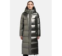 Steppmantel KHUJO "Hedd Shiny" Gr. XXL (44), grau (mittelgrau) Damen Mäntel (72306722-XXL) mittelgrau