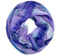 Glamexx24 Damen Loop Schal Sommer Schlauchschal Farbverlauf Rundschal Leicht Loopschal Halstuch