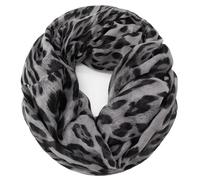 Glamexx24 Damen Schal Leo Muster Langschal Loop Schlauchschal Tuch XXL Loopschal Mädchen Animal Print Tuch