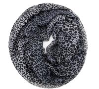 Glamexx24 Damen Schal Leo Muster Langschal Loop Schlauchschal Tuch XXL Loopschal Mädchen Animal Print Tuch