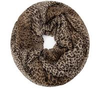 Glamexx24 Damen Schal Leo Muster Langschal Loop Schlauchschal Tuch XXL Loopschal Mädchen Animal Print Tuch