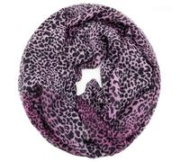 Glamexx24 Damen Schal Leo Muster Langschal Loop Schlauchschal Tuch XXL Loopschal Mädchen Animal Print Tuch