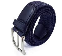 Glamexx24 Elastischer Gürtel Unisex, Geflochtener Stretchgürtel für Damen & Herren, Stufenlos Verstellbarer Stoffgürtel ohne Löcher, Flechtgürtel für Jeans & Freizeithosen (Breite: 3,5 cm)