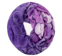 Glamexx24 Loop Schal Schlauchschal Leichter Damen Schal Mehrfarbig Rundschal Halstücher Sommerschal Loopschal Halstuch