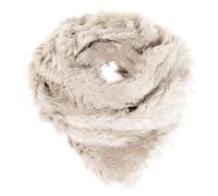Glamexx24 Pelze Loop Schal Damen- Hochwertiger Strickschal aus Kaninchenfell für den Winter, Luxuriöser Hase Hasenfell Schlauchschal Stylish und warm