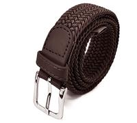 Glamexx24 Unisex Elastischer Stoffgürtel Geflochtener: 25mm Breite Elastik Flechtgürtel Stretchgürtel Dehnbarer Gürtel für Damen und Herren, Länge Dehnt