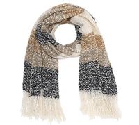 Glamexx24 XXL Schal Tuch Kuschelige warme Karo Scarf wunderschöne Damen Poncho Schal Oversized Deckenschal, Beige Kamelle, Einheitsgröße