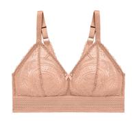 GLAMORISE Bramour Gramercy Spitzen-Bralette de luxe - Cappuccino 100E Damen