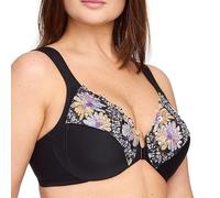 Glamorise Damen 1245 Plunge Bra, Blumenprint, 115H
